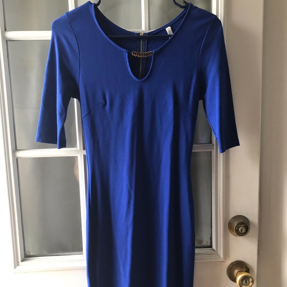 Blue Bodycon Dress
